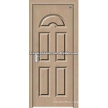 Puerta del MDF del PVC puerta con puerta JKD-1806 para baño de PVC hoja